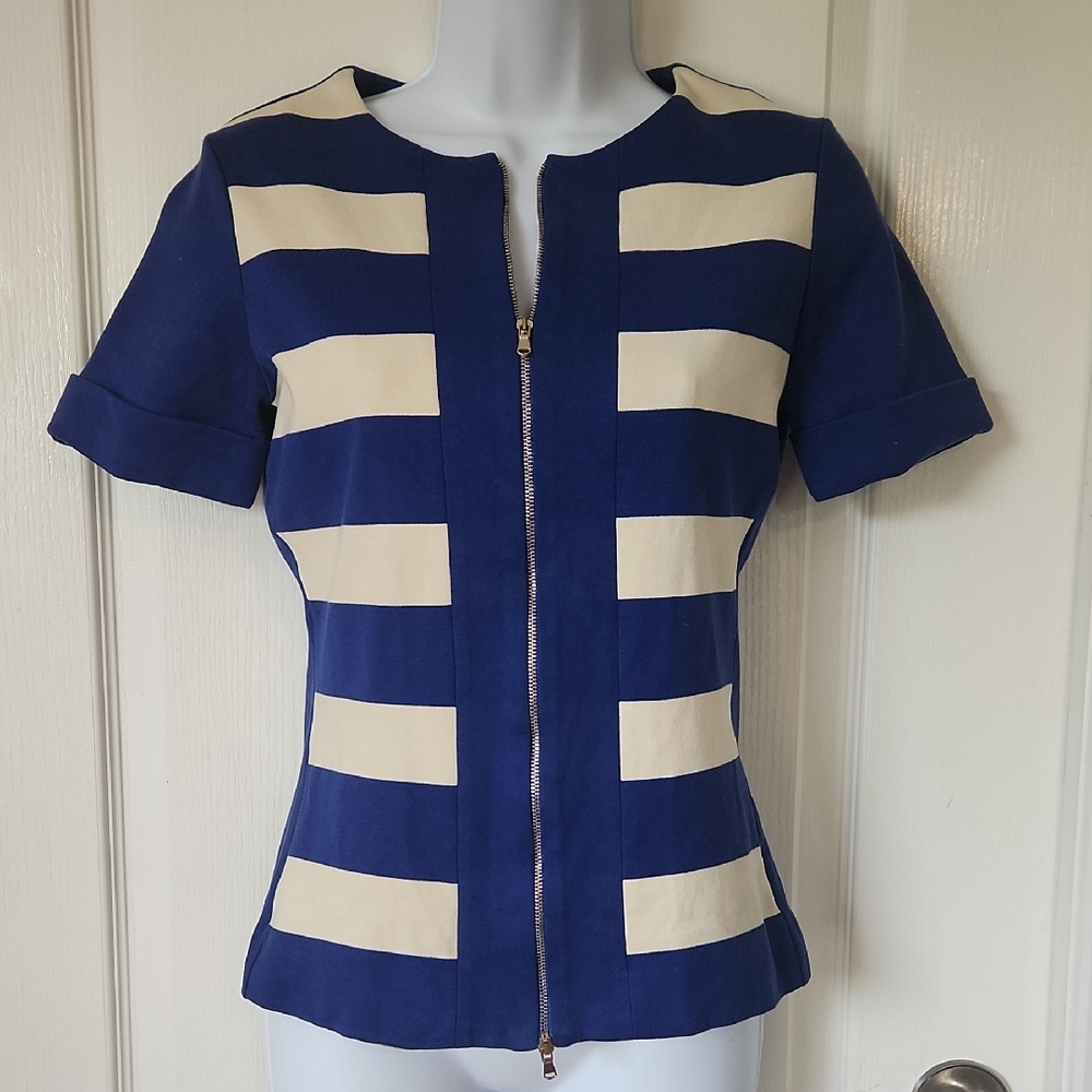 Max Mara Blue Stripe Jacket
